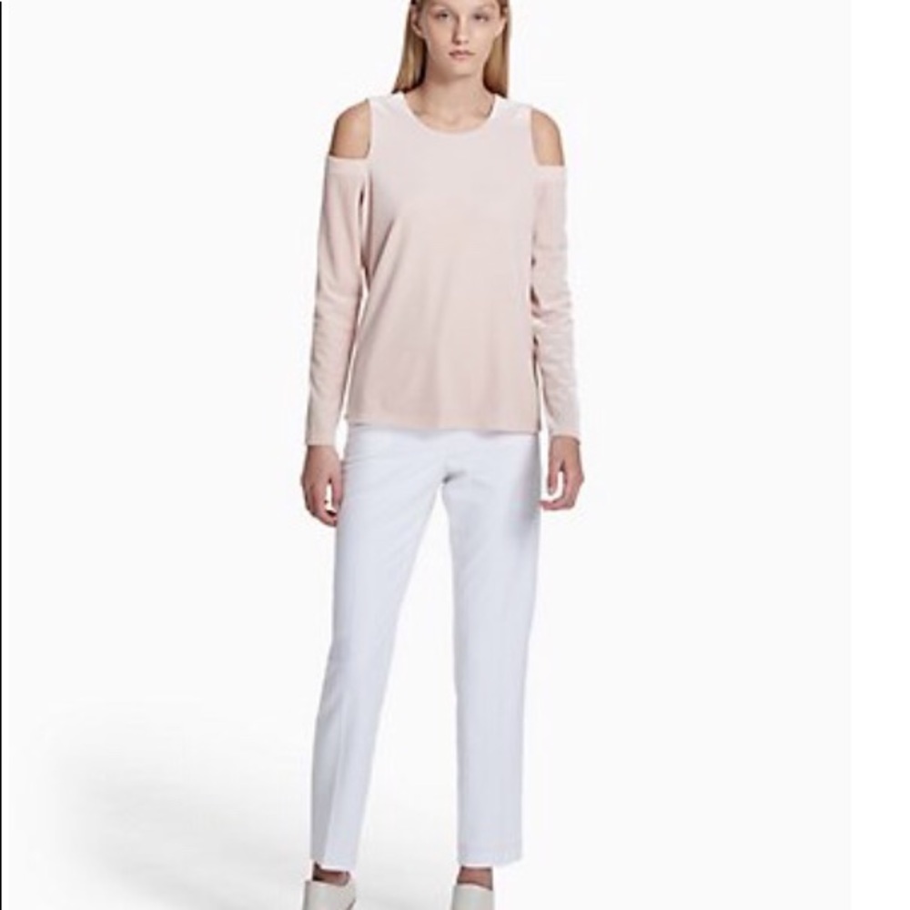 NWT Calvin Klein cold shoulder top